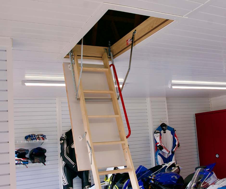 Garage Ceiling Solution loft hatch and ladder - Garageflex