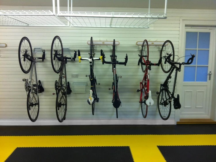 Bike storage made easy garageflex vertical bike rack