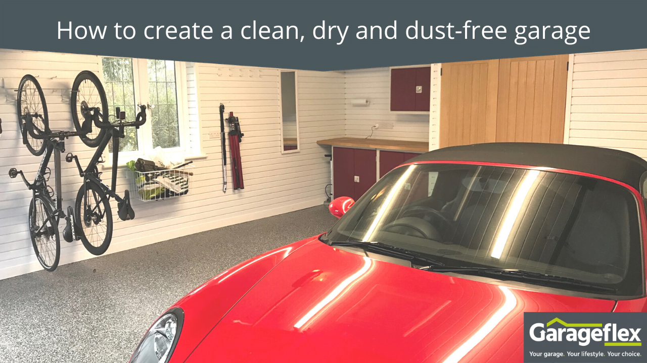 Clean, dry dust free garage