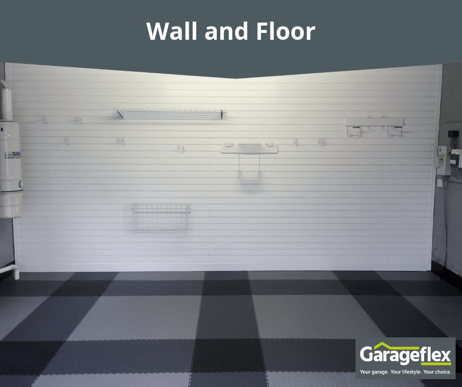 Garageflex one wall and a floor