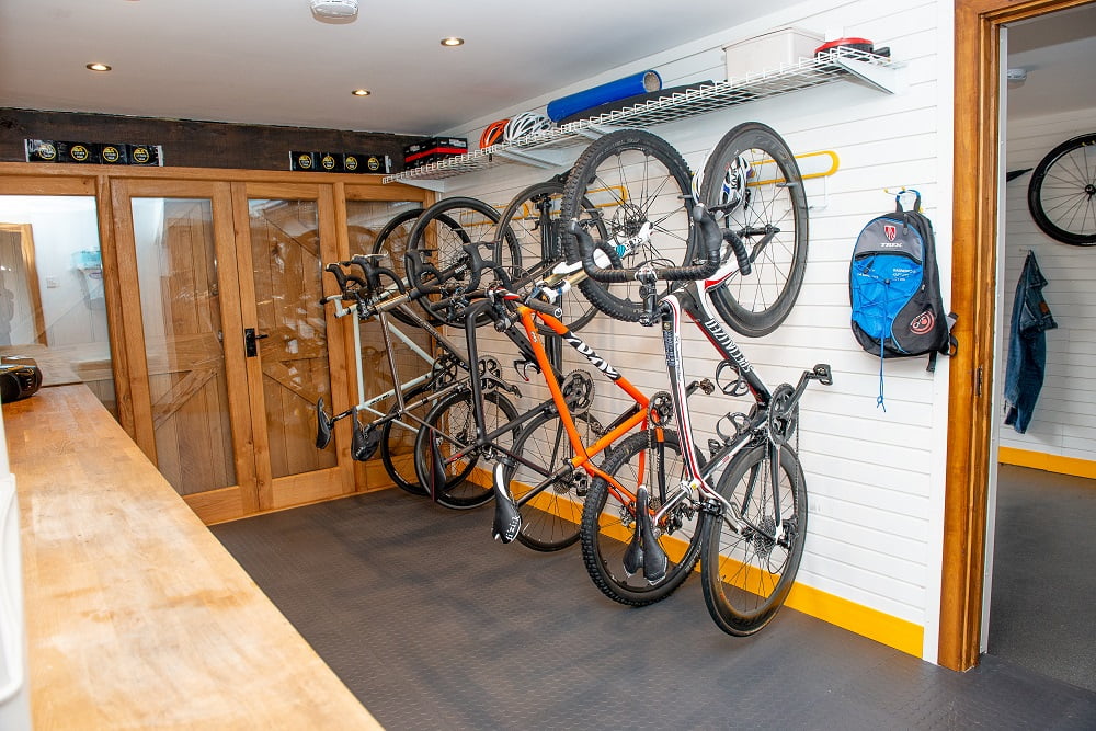 Stylish bike storage solutions for your garage from Garageflex